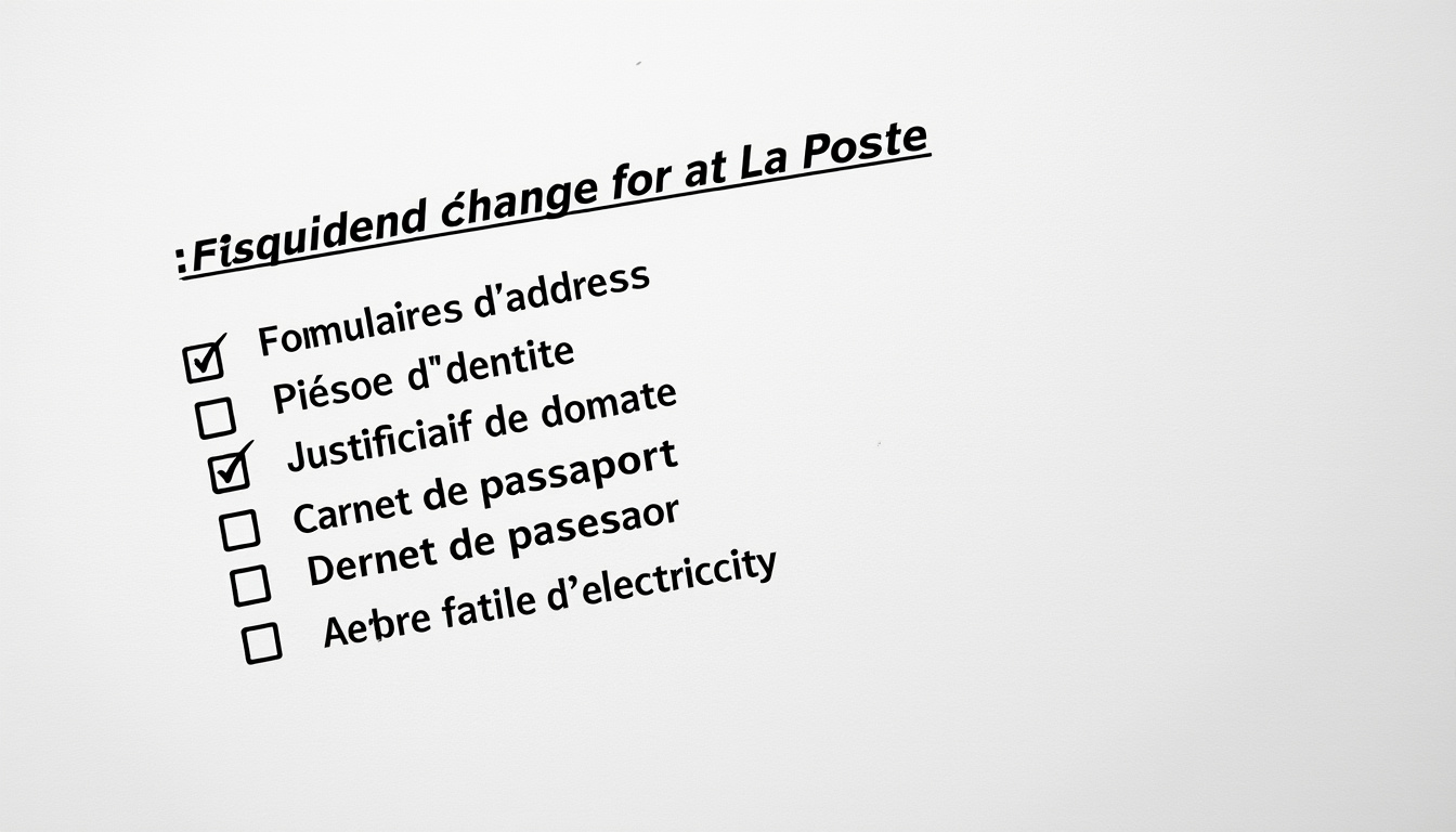 découvrez comment effectuer facilement un changement d’adresse en ligne avec la poste. suivez les étapes, les documents nécessaires et les conseils pour simplifier votre déménagement.