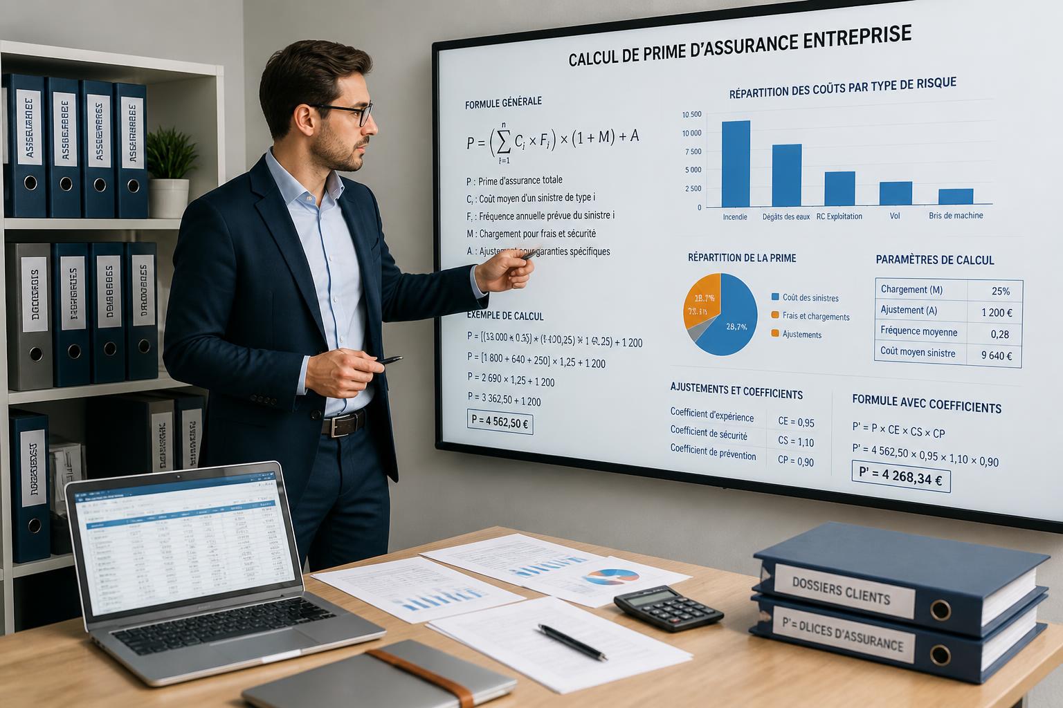 découvrez comment calculer la prime d'assurance pour votre entreprise en comprenant les facteurs clés et les méthodes de calcul pour protéger efficacement votre activité.