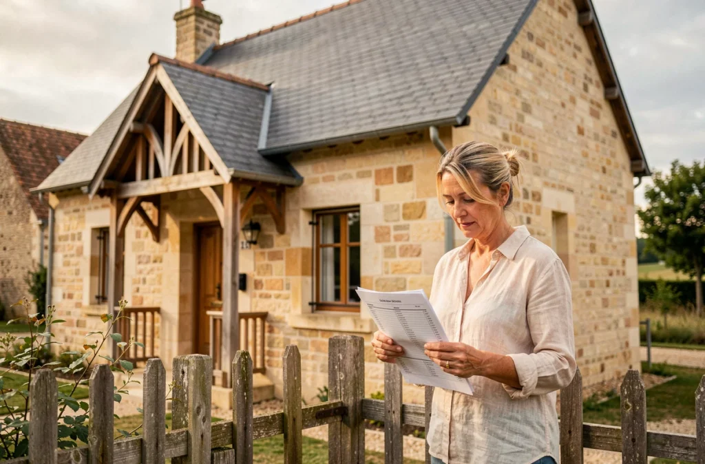 Maison traditionnelle en pierre construite par Bermax Constructions dans un village de Charente-Maritime